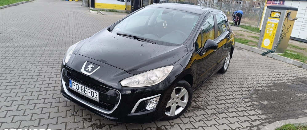 Peugeot 308 cena 18900 przebieg: 214000, rok produkcji 2012 z Poznań małe 277